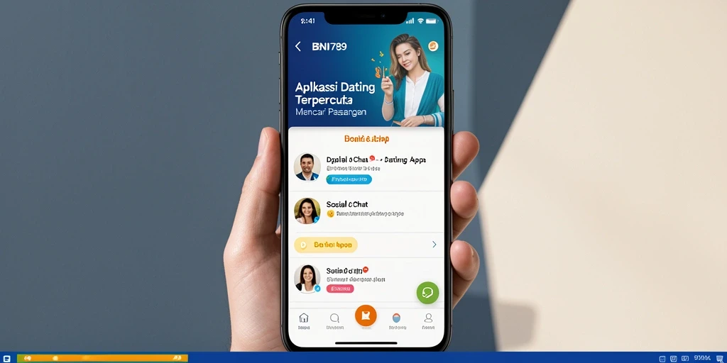 Antarmuka BNI789 yang ramah pengguna, memudahkan pencarian pasangan.