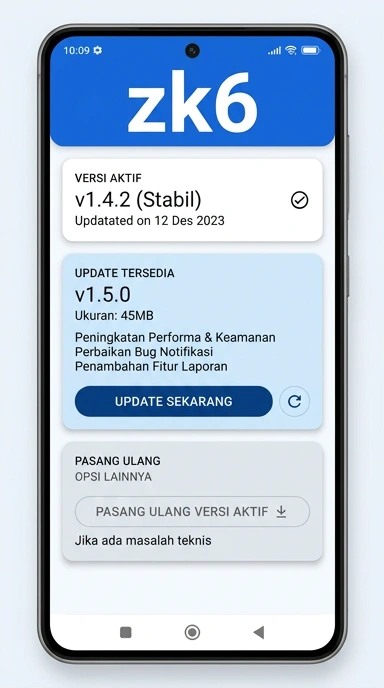 Riwayat Versi zk6 untuk Pengguna Android